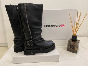 Кожаные сапоги Patrizia Pepe Mix