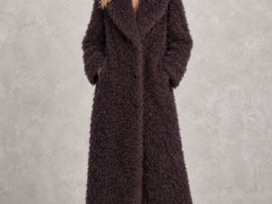 Пальто из экомеха Diego MaxMara