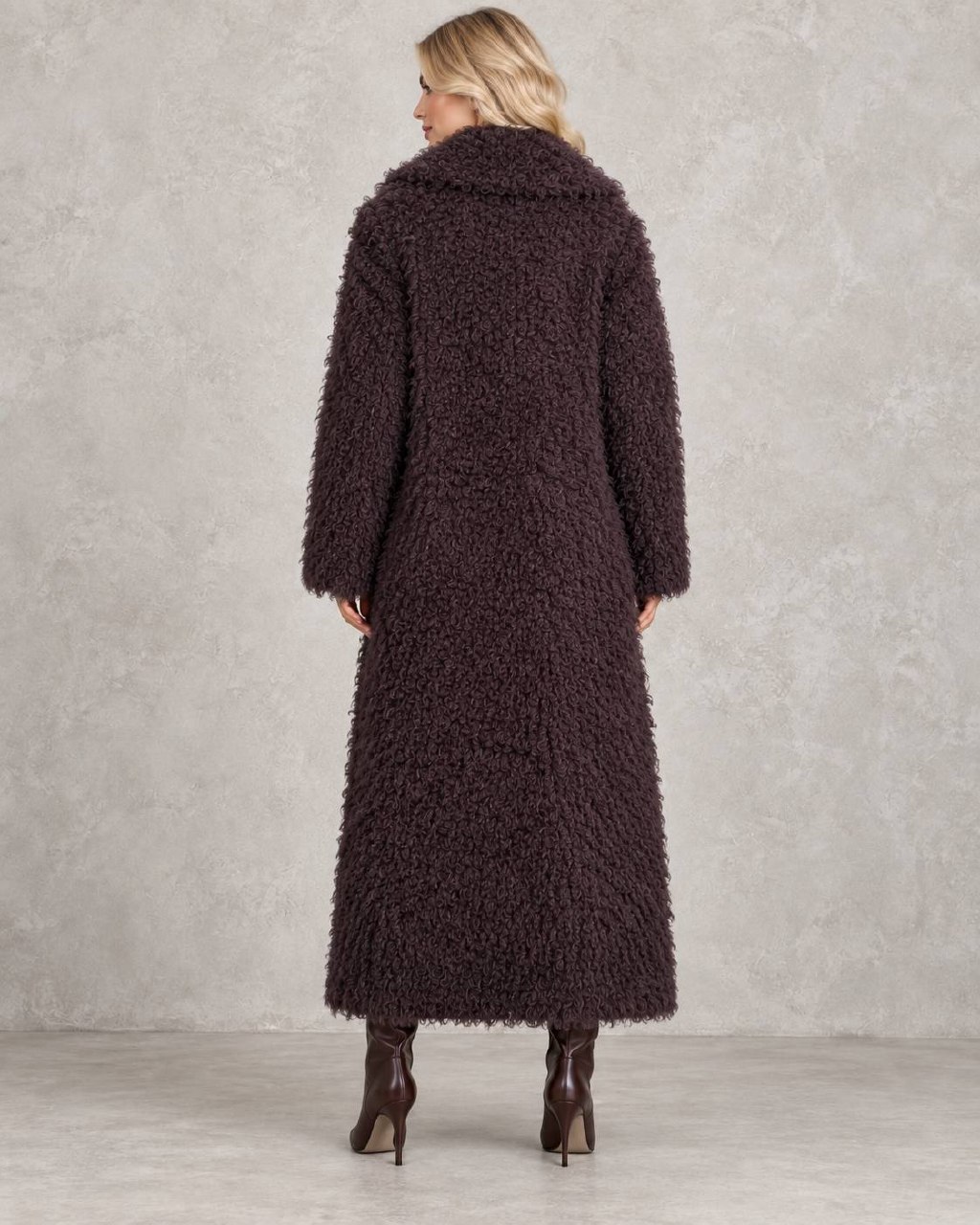 Пальто из экомеха Diego MaxMara