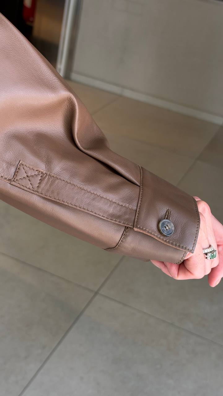 Кожаная куртка Weekend Max MaxMara