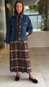 Джинсовая куртка с мехом MaxMara