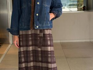 Джинсовая куртка с мехом MaxMara