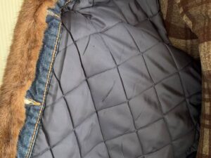Джинсовая куртка с мехом MaxMara