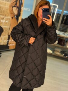 Пальто-пуховик двустороннее женское MaxMara