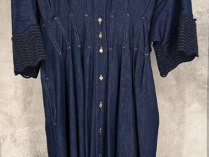 Джинсовое платье макси MaxMara