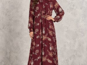 Платье макси с цветочным MaxMara