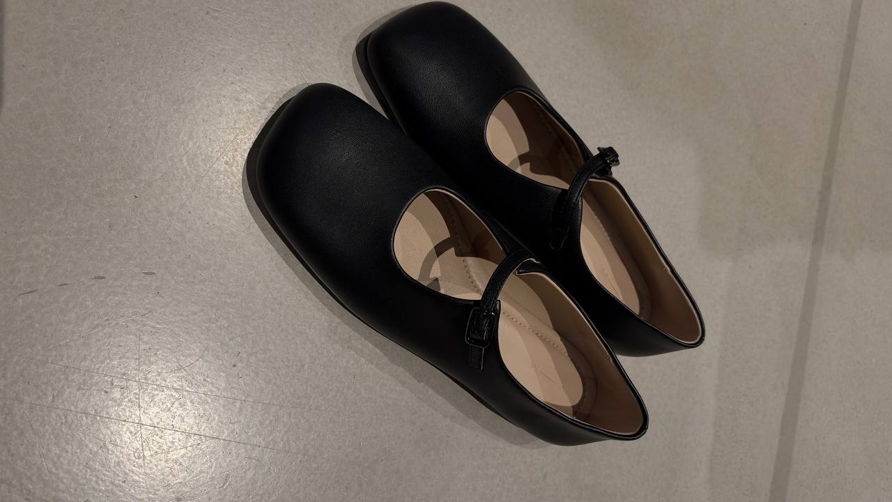 Туфли Mary Jane черные MaxMara