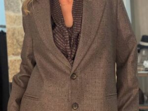 Жакет женский твидовый оверсайз MaxMara