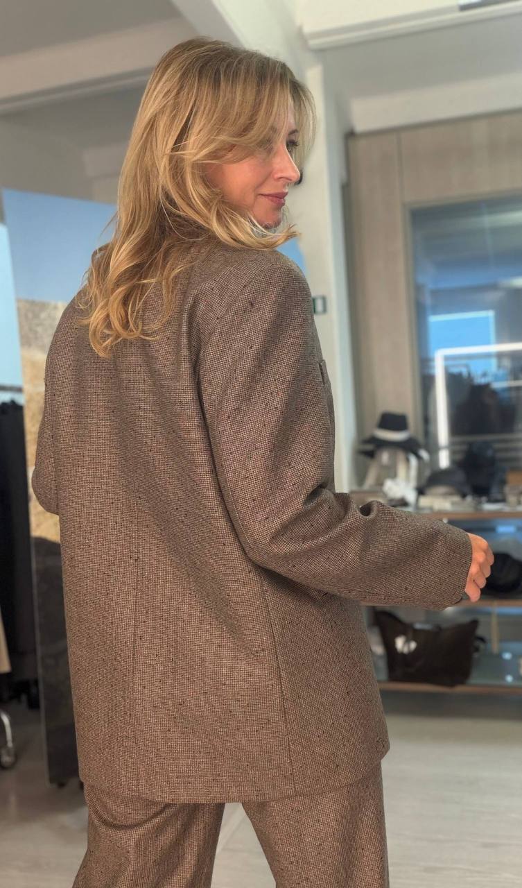 Жакет женский твидовый оверсайз MaxMara