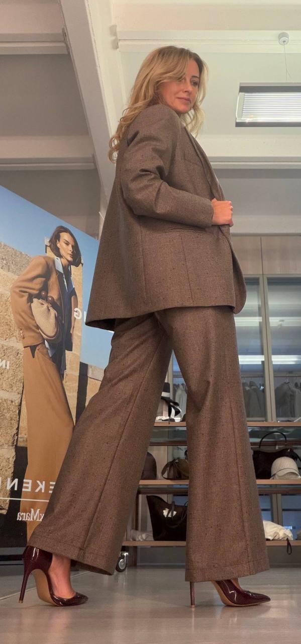 Жакет женский твидовый оверсайз MaxMara
