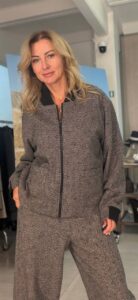 Твидовый жакет-бомбер женский MaxMara