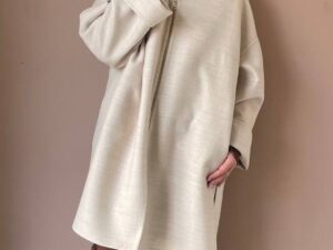 Полупальто женское на молнии MaxMara
