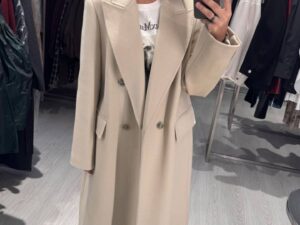 Пальто двубортное Marina Rinaldi MaxMara