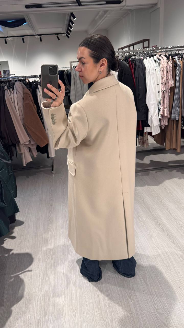 Пальто двубортное Marina Rinaldi MaxMara