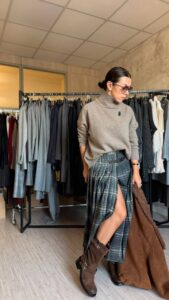 Укороченная женская дубленка MaxMara