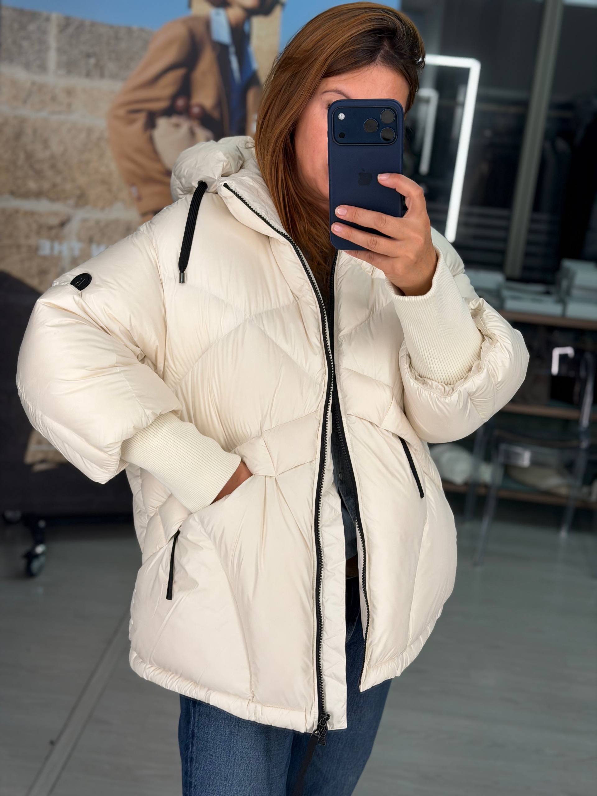 Пуховик женский оверсайз MaxMara