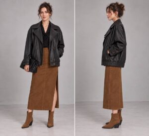Куртка кожаная Marella MaxMara