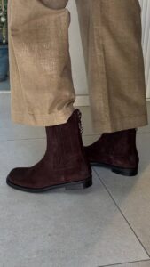 Замшевые челси POEVE MaxMara