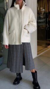 Полупальто с ворсом Marella MaxMara