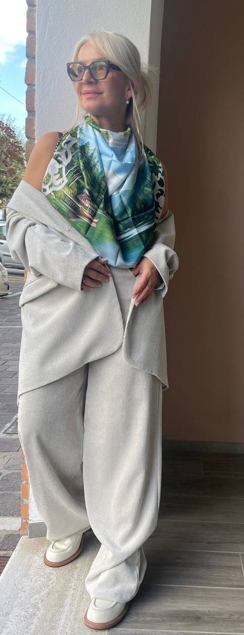 Вельветовый жакет прямого кроя MaxMara