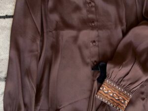 Блуза шелковая Seventy MaxMara — фото 1 Блуза шелковая Seventy MaxMara