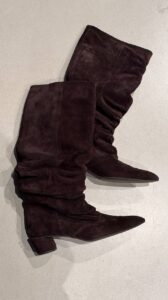 Сапоги замшевые Poeve MaxMara