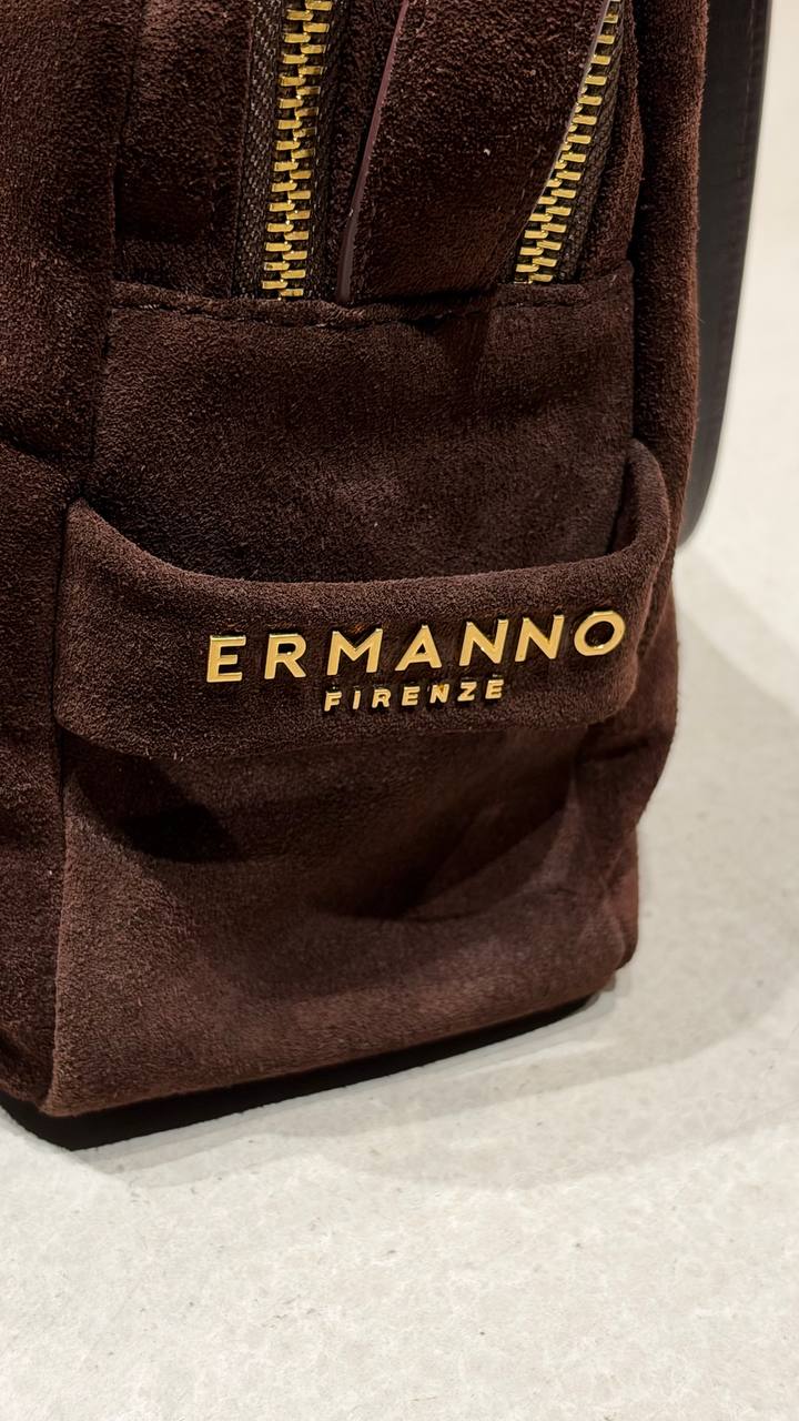 Замшевый клатч Ermanno Scervino MaxMara