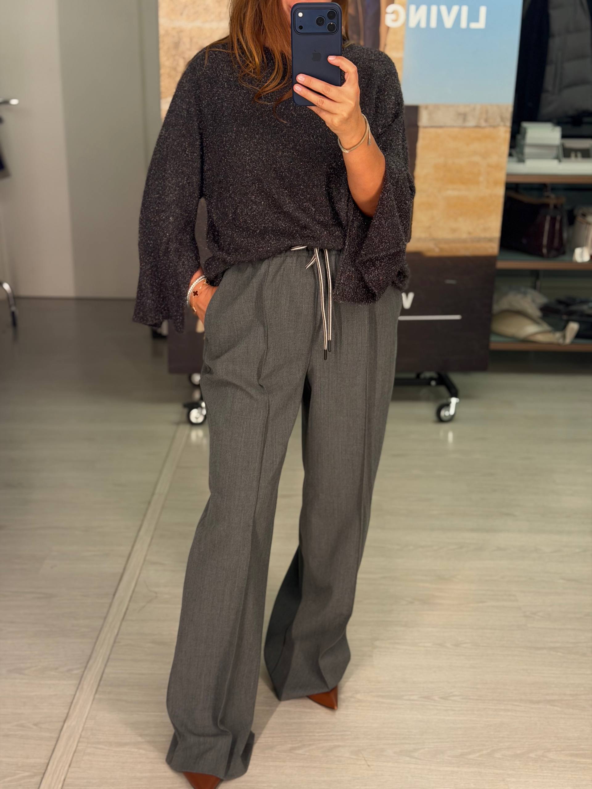 Джемпер женский меланжевый MaxMara