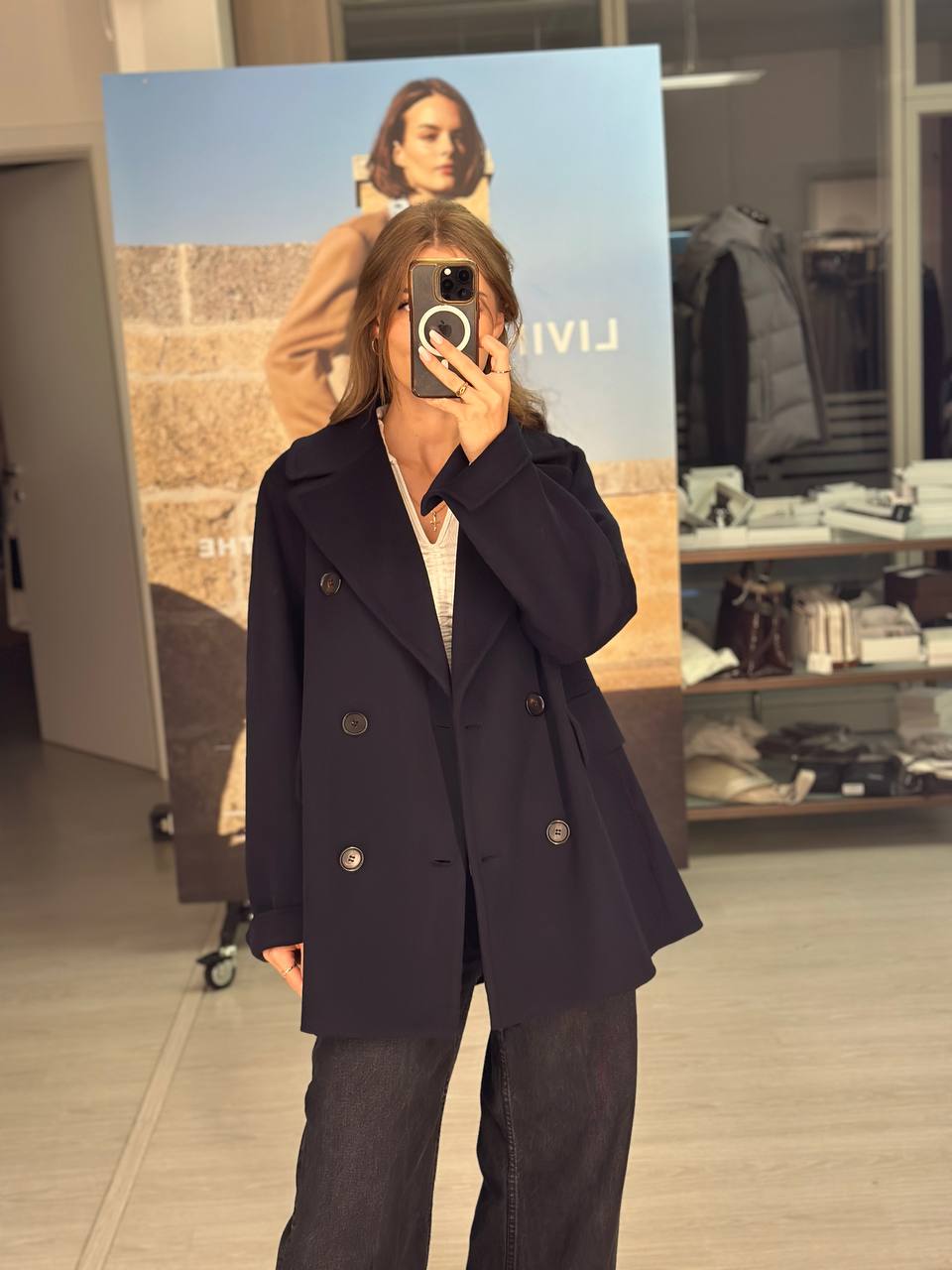Полупальто двубортное Max Mara MaxMara