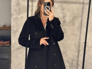 Двубортное полупальто Marella MaxMara