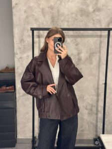 Куртка кожаная Marella 2 MaxMara