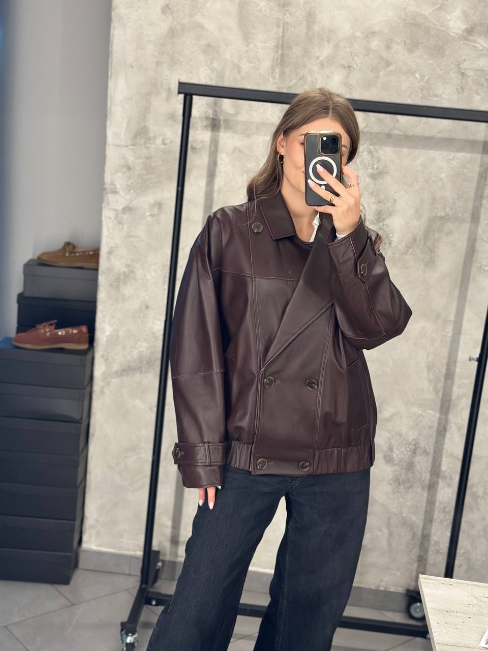 Куртка кожаная Marella 2 MaxMara