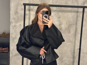 Куртка кожаная Marella MaxMara