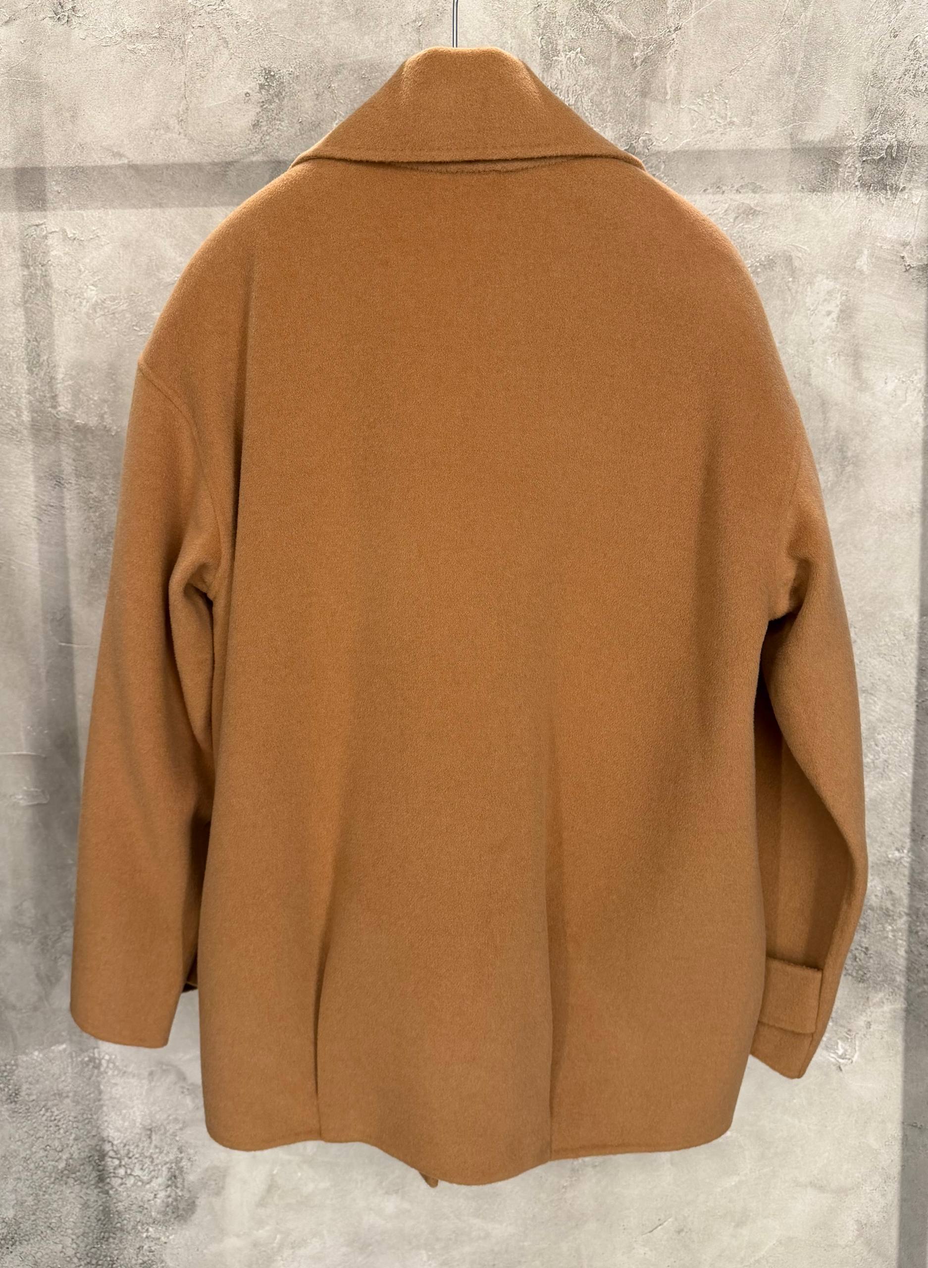 Укороченное двубортное пальто Marella MaxMara