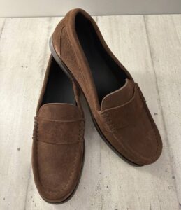 Лоферы замшевые коричневые MaxMara