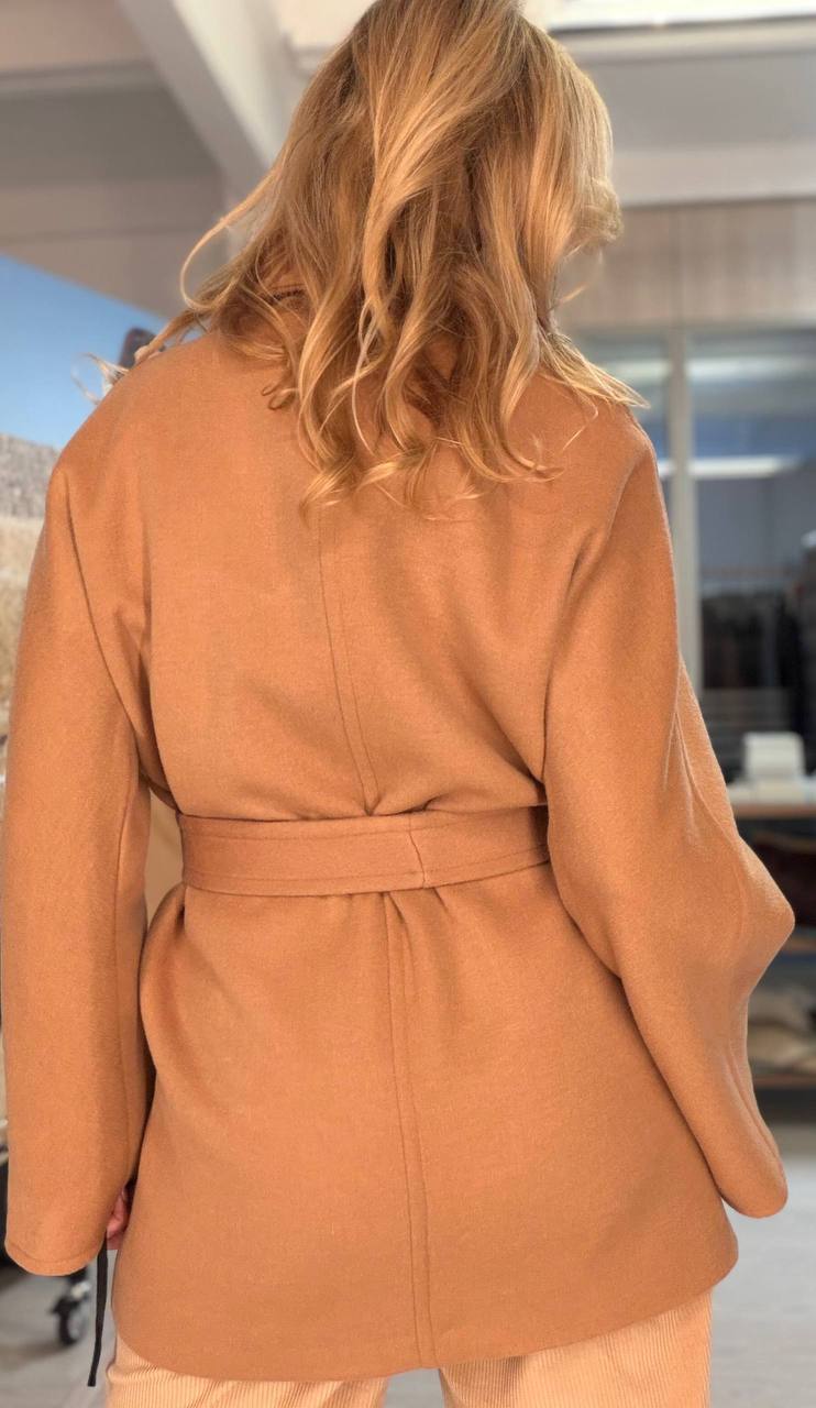 Шерстяное двубортное пальто Ginevra MaxMara