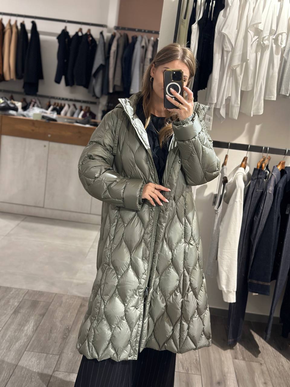 Пуховик стеганый Marina Rinaldi MaxMara