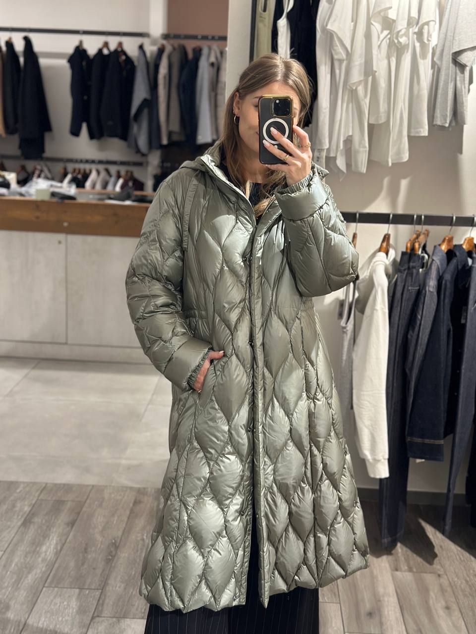 Пуховик стеганый Marina Rinaldi MaxMara