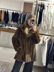 Полушубок из экомеха Max MaxMara