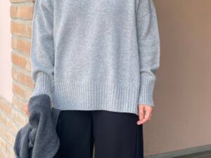 Полупальто женское черное MaxMara