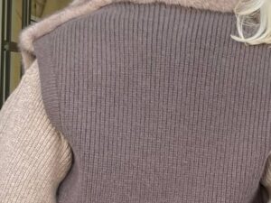 Комбинированный жилет с мехом MaxMara
