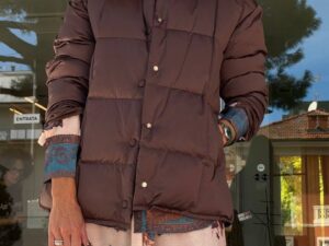 Пуховик прямого силуэта MaxMara