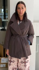 Куртка утепленная с поясом MaxMara