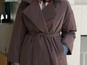Куртка утепленная с поясом MaxMara
