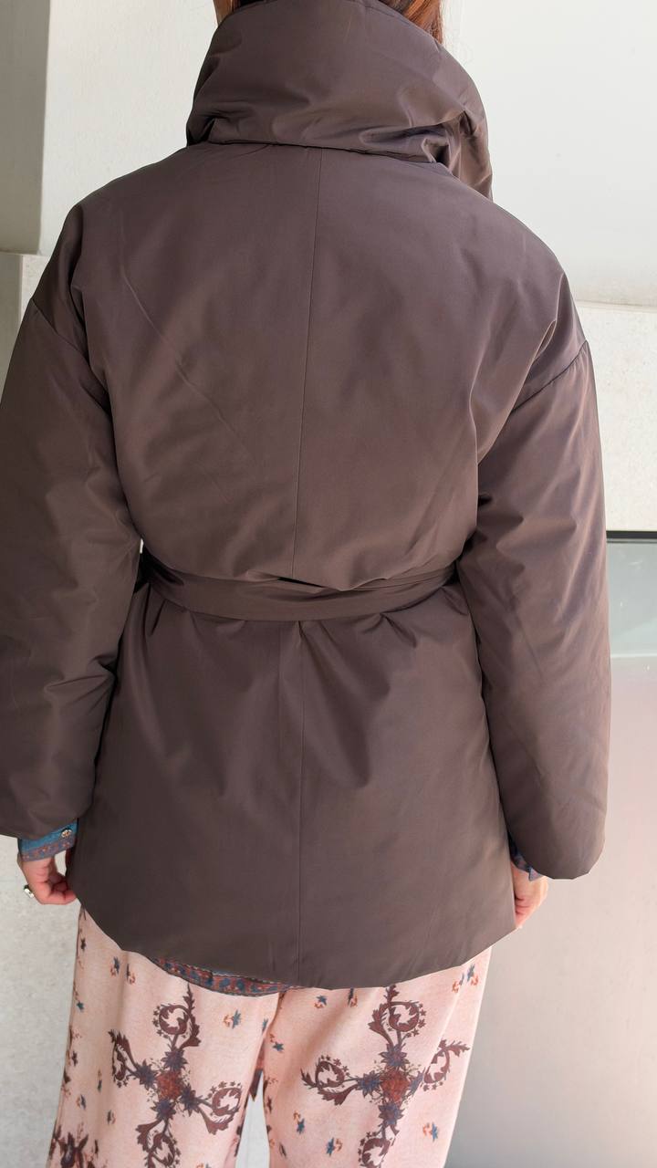 Куртка утепленная с поясом MaxMara
