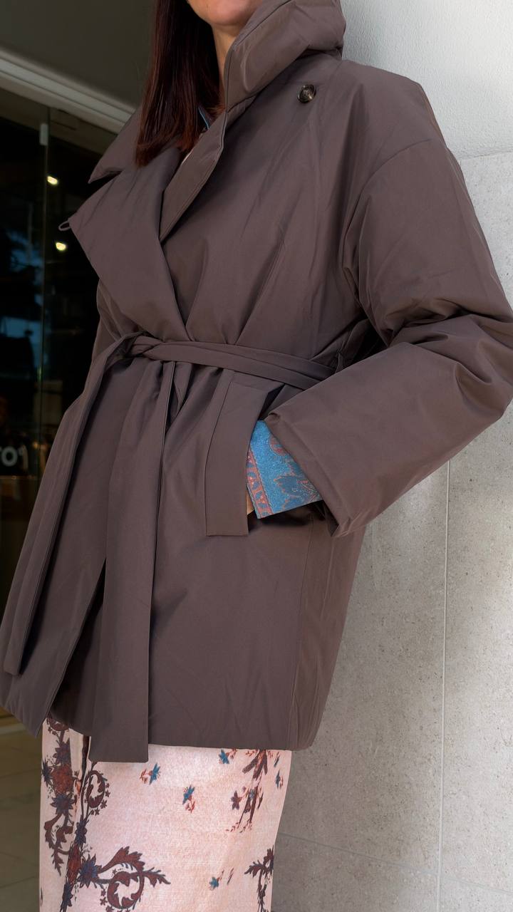 Куртка утепленная с поясом MaxMara