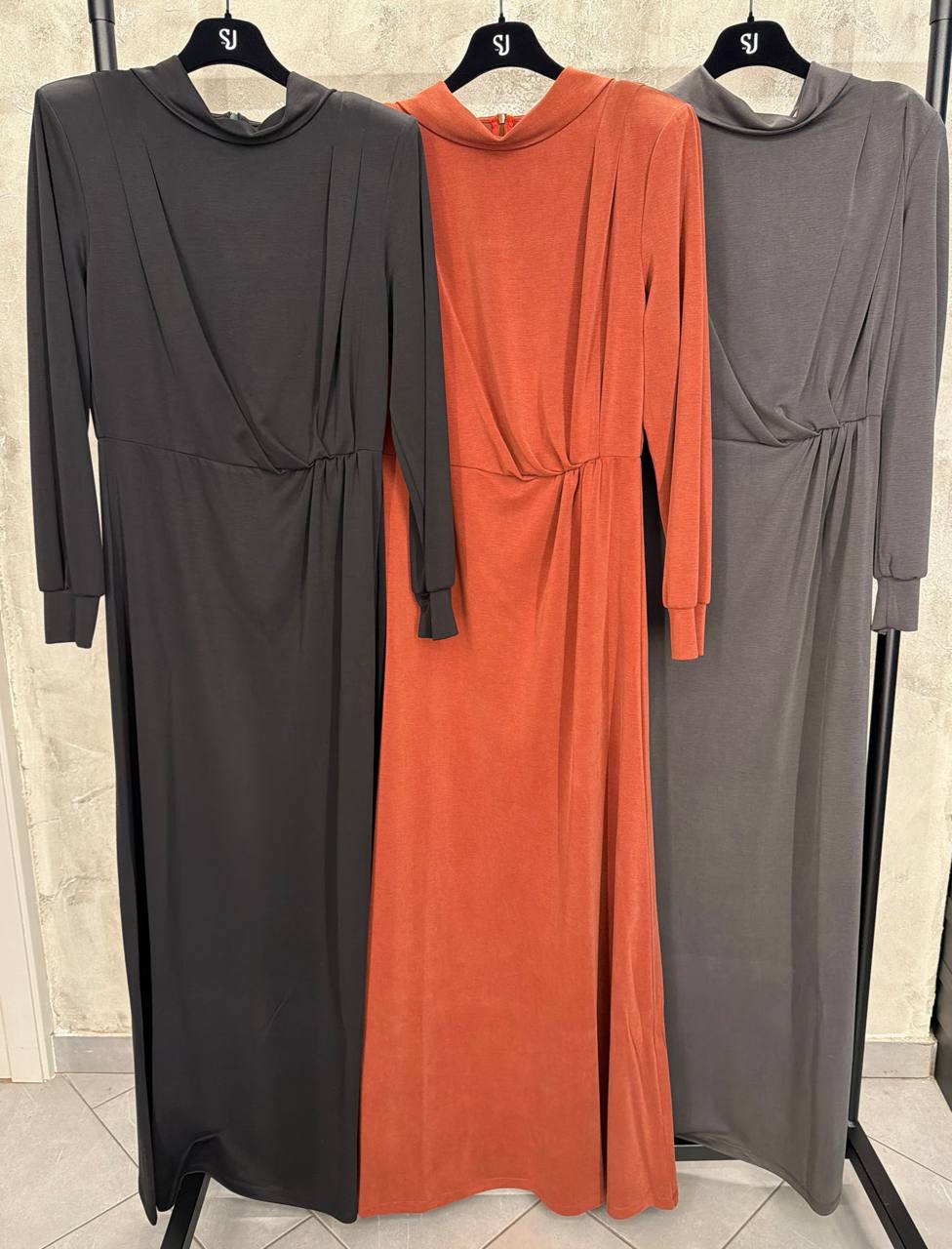Платье макси с драпировкой MaxMara