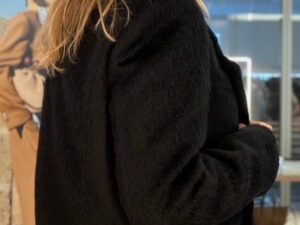 Жакет женский черный фактурный MaxMara