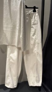 Белые женские джинсы barrel MaxMara