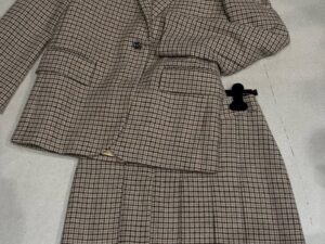 Юбка мини в клетку MaxMara